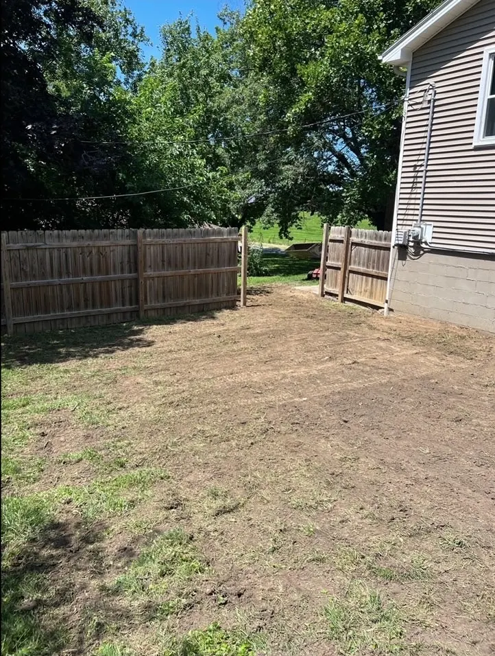 Backyard grading
