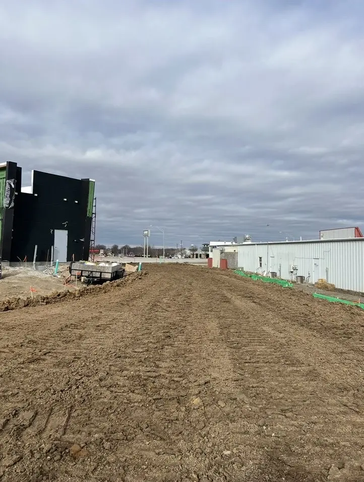 Commercial lot grading