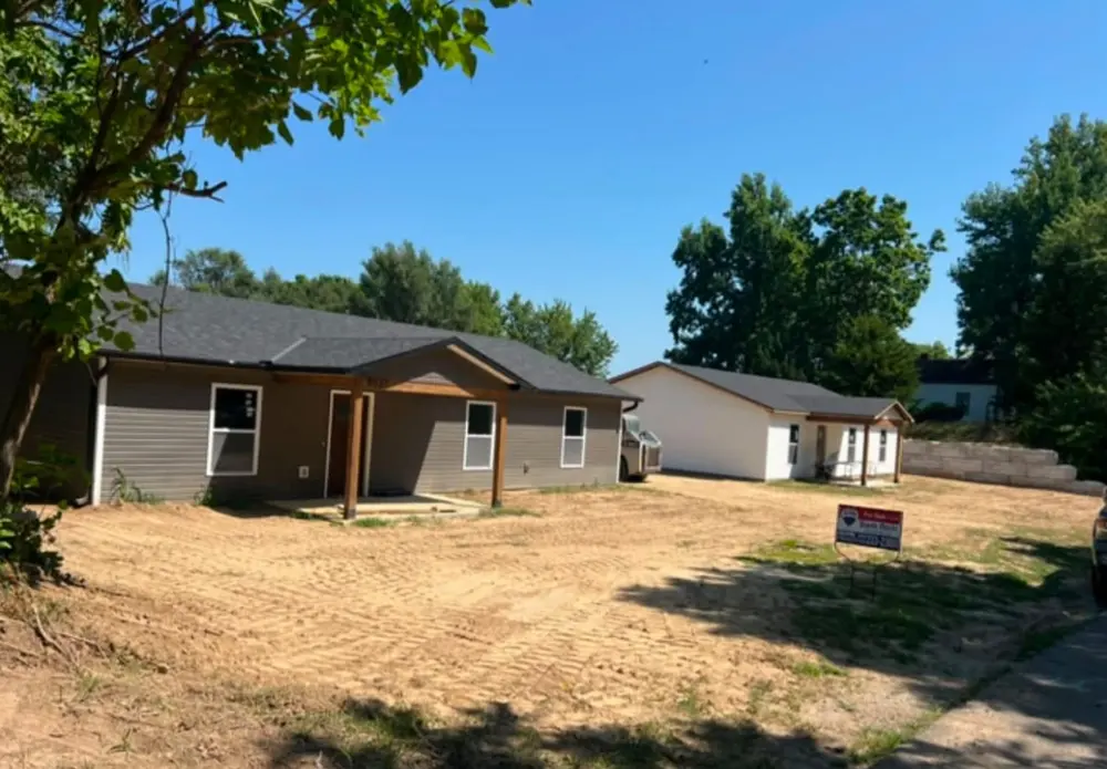 Final grade around two new homes in St. Joseph